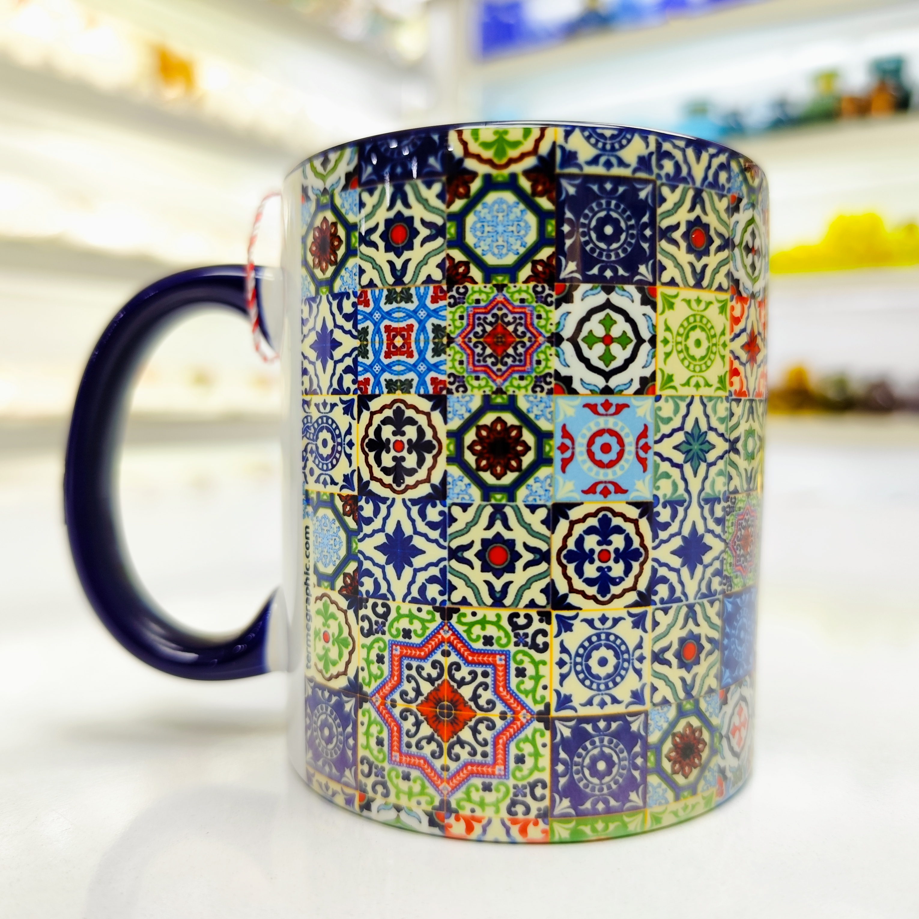 ماگ داخل رنگی